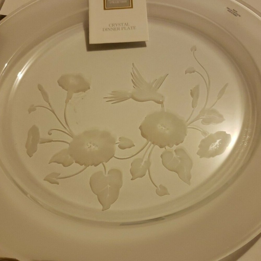 Avon HUMMINGBIRD Dinner Plate New in Box 10"